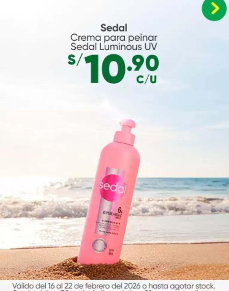 Sedal - Crema para peinar Luminous UV