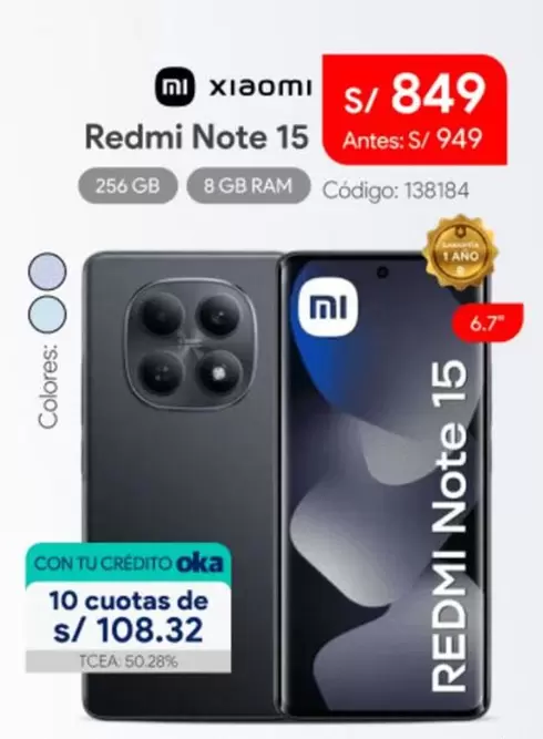 Xiaomi - Redmi Note 15