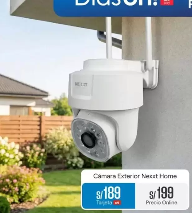 Cámara Exterior Nexxt Home