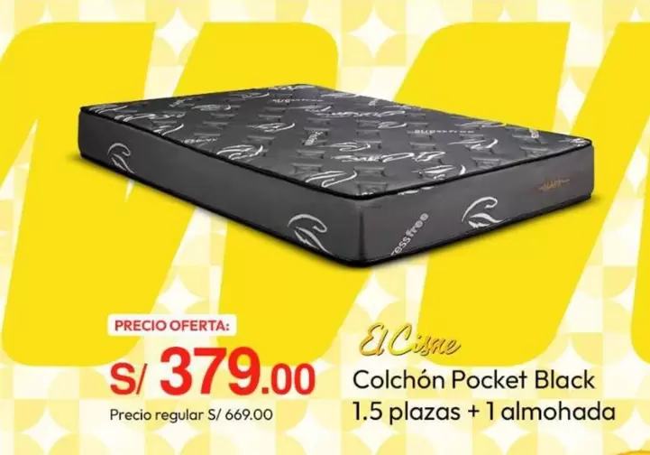 El Cisne - Colchón Pocket Black