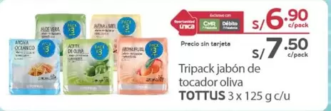 Tottus - jabón de tocador oliva