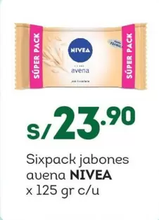 Nivea - Sixpack jabones avena