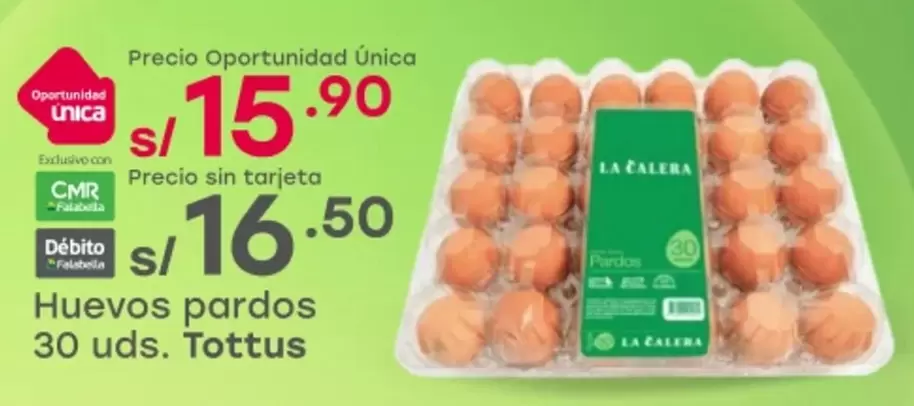 Tottus - Huevos pardos