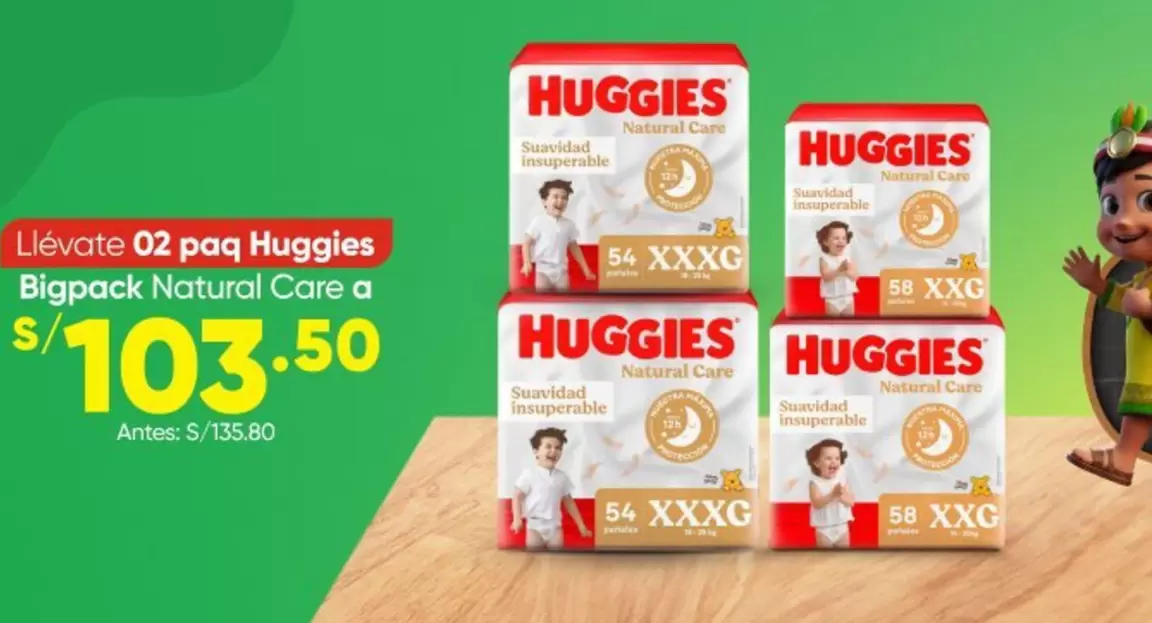 Huggies - Bigpack Natural Care