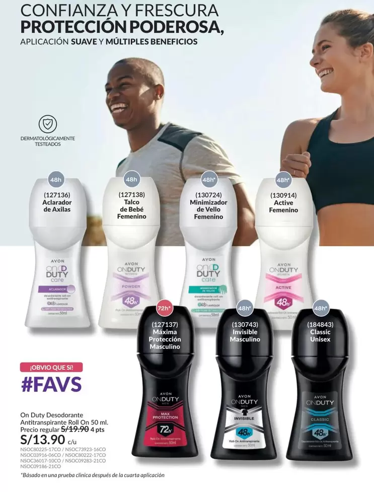 Suave - On Duty Desodorantes