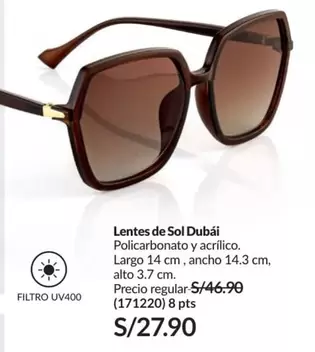 Sol - Lentes de Sol Dubái