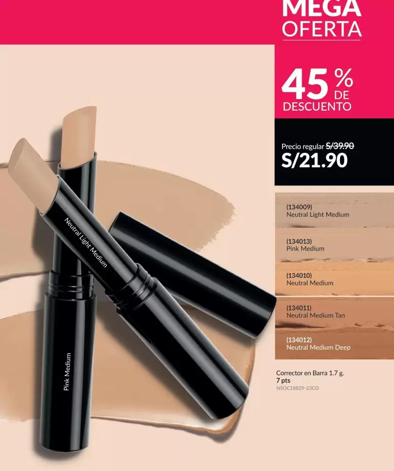 Pink - Correctores en Barra