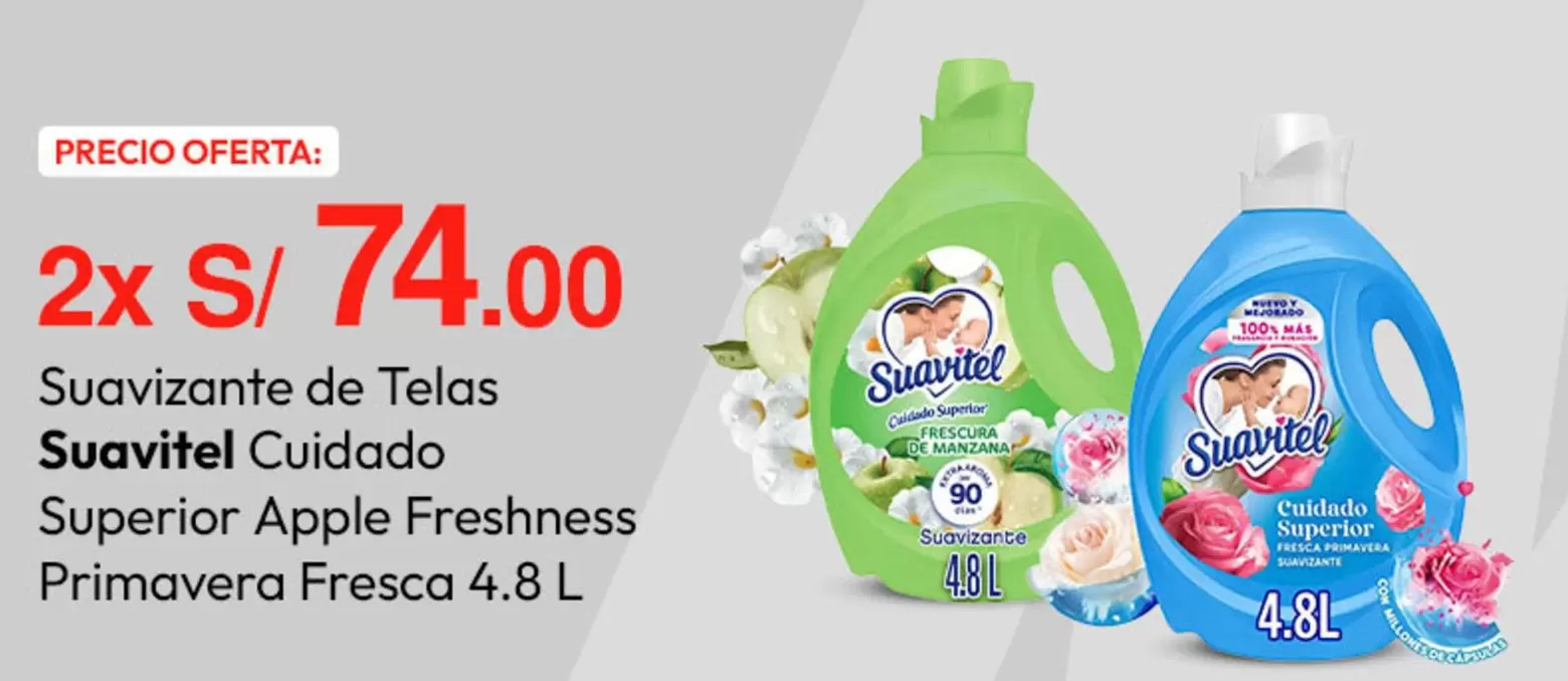 Suavitel - Cuidado Superior Apple Freshness Primavera Fresca 4.8 L