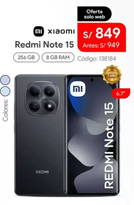 Xiaomi - Redmi Note 15