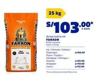 Faraon - Arroz extra nir