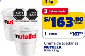 Nutella - Crema de avellanas