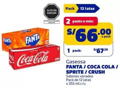 Coca-Cola - FANTA / COCA COLA / SPRITE / CRUSH
