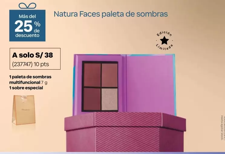 Natura - Faces paleta de sombras