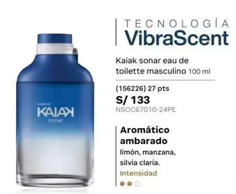 Kaiak -  sonar eau de toilette masculino 100 ml