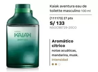 Kaiak - aventura eau de toilette masculino 100 ml