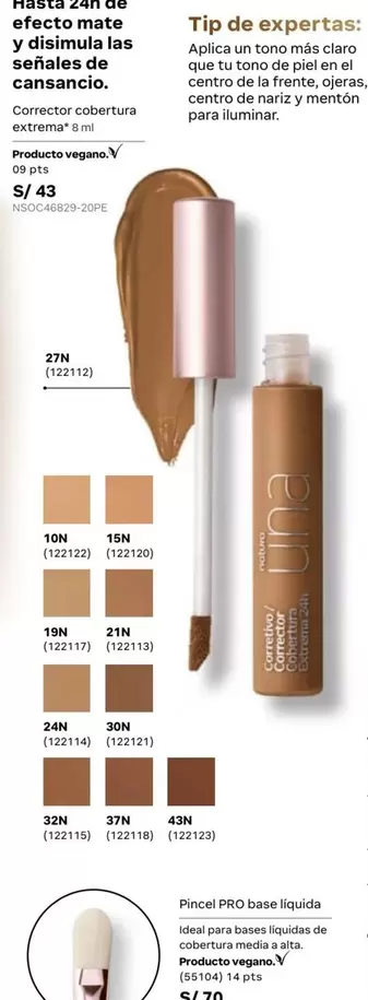 Una - Corrector cobertura extrema