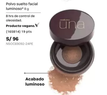 Una - Polvo suelto facial luminoso