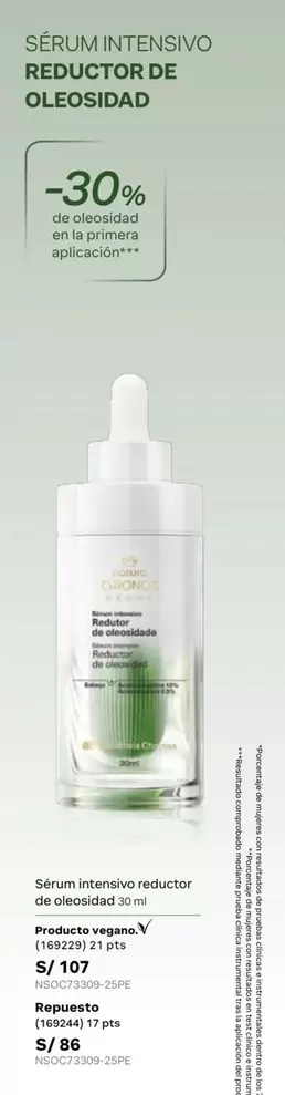 Chronos - SÉRUM INTENSIVO REDUCTOR DE OLEOSIDAD V