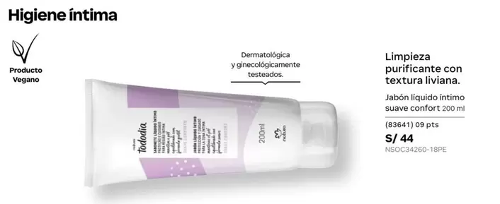 Suave - Limpeza purificante con textura liviana