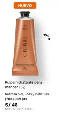 Piel - Pulpa hidratante para manos