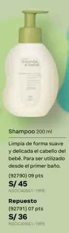 Suave - Shampoo 200 ml, Repuesto