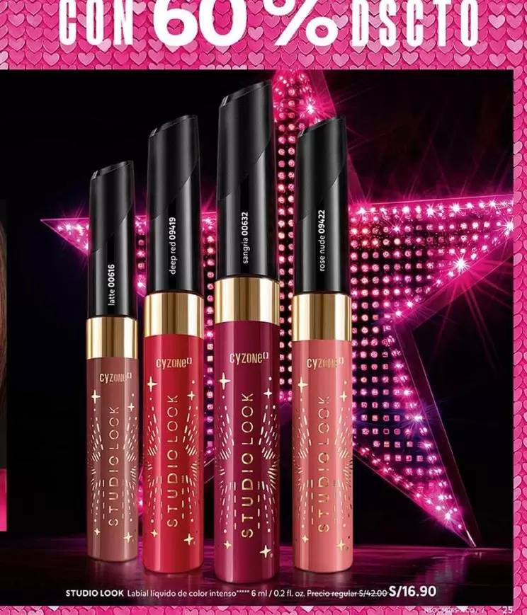 Studio - STUDIO LOOK labial liquido