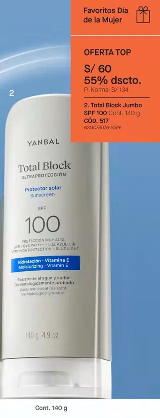 Yanbal - Total Block