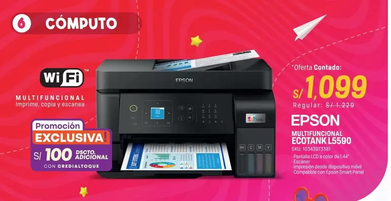 Epson - MULTIFUNCIONAL ECOTANK 15500