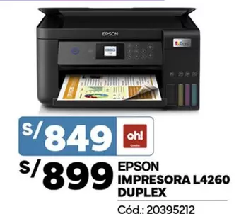 Epson - IMPRESORA L4260 DUPLEX