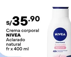Nivea - Crema corporal Aclarado natural