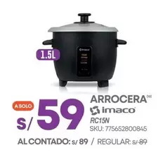 Imaco - ARROCERA RC15N