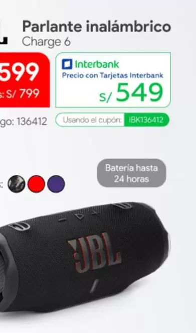 JBL - Charge 6