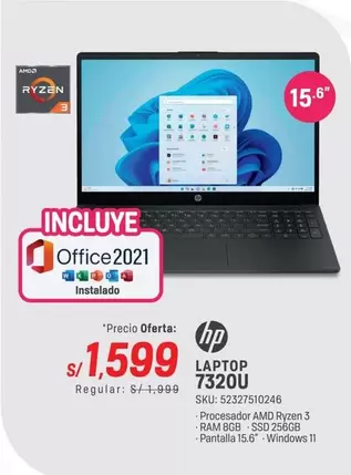 Hp - LAPTOP 7320U