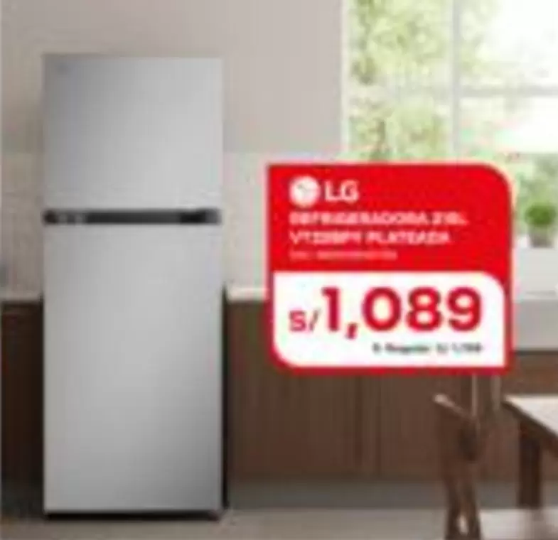 Lg - REFRIGERADORA 2TL VT33BP PLATEADA
