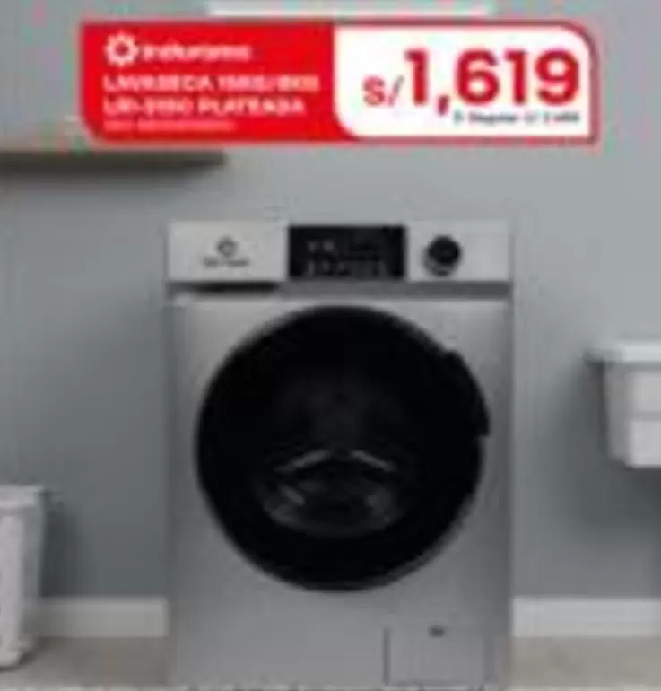 Indurama - LAVASECA 14KG/8KG LMD-1480 PLATEADA