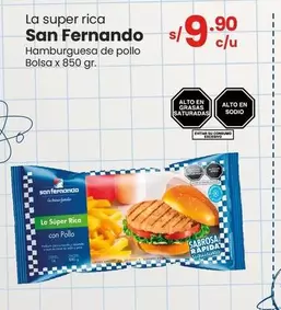 San Fernando - Hamburguesa de pollo