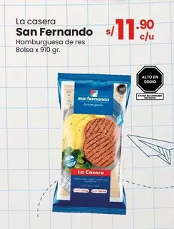 San Fernando - Hamburguesa de res