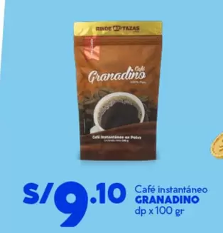 CAFÉ INSTANTÁNEO GRANADINO