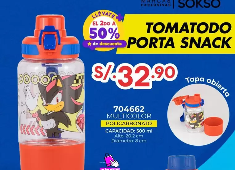 Porta - TOMATODO PORTA SNACK