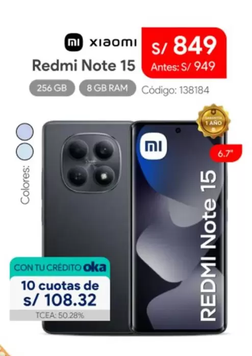 Xiaomi - Redmi Note 15