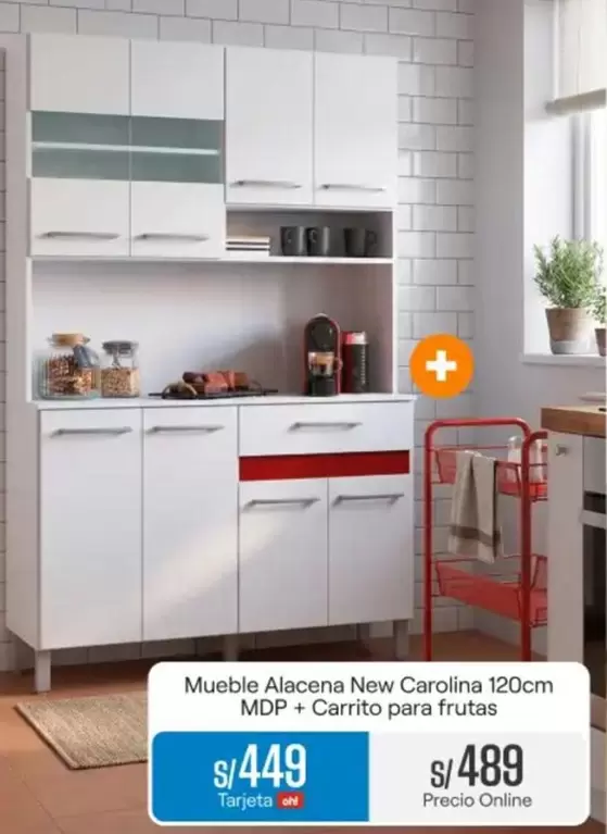 Alacena -  New Carolina 120cm