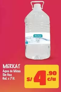 Merkat - Agua de Mesa Sin Gas