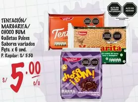 Tentación - MARGARITA, CHOCO BUM