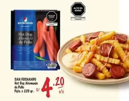 San Fernando - Hot Dog Ahumado de Pollo