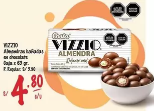 Vizzio - Almendras bañadas en chocolate