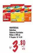 Universal - Gelatina Sabores Variados