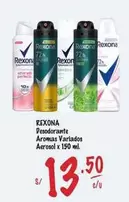 Rexona - Desodorante Aromas Variados
