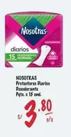 Nosotras - Protectores Diarios Desodorante