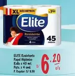 Elite - Papel Higiénico Rollo x 45 mt.