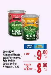 Dog Chow - Alimento Húmedo para Perro Carne/Pollo Molido